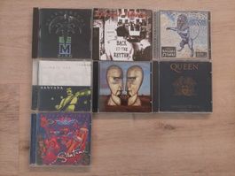 Rock CD Sammlung: Queen, Santana, R. Stones, Pink Floyd...