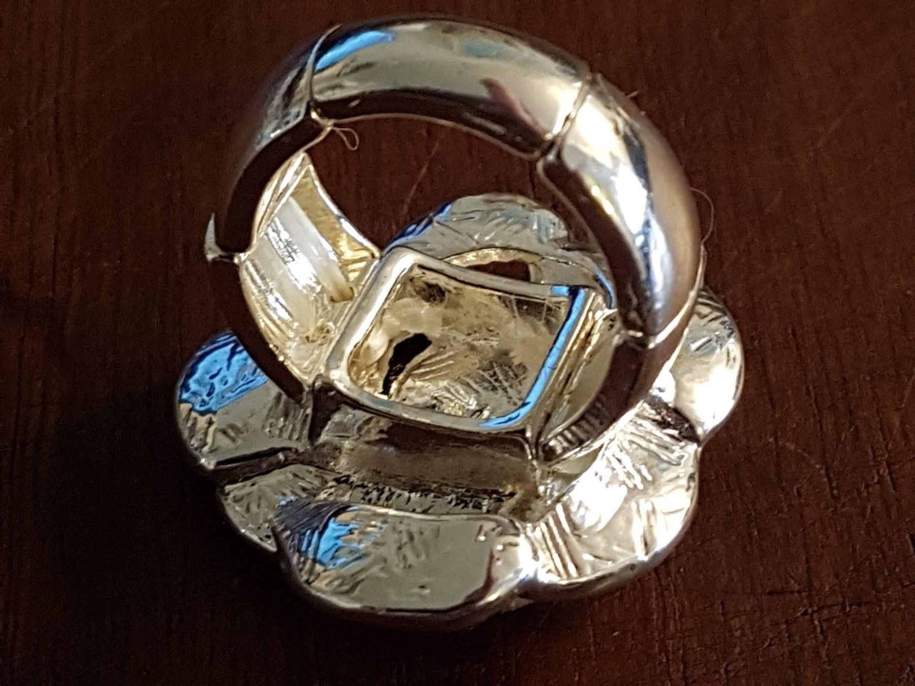 Anelli: Ring silberfarb.beige grau weiss glitzer – Nuovo (secondo la descrizione) da Ettingen venduto da Maranathatalitha 6