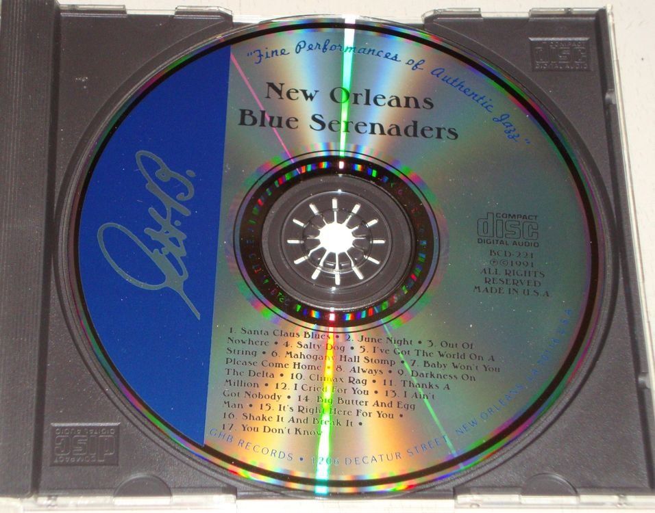 CD: New Orleans Blue Serenaders – Usato da Unterbäch venduto da vuqsa 4