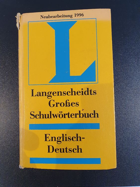 Langenscheidts Grosses Schulwörterbuch Englisch-Deutsch | Kaufen Auf ...