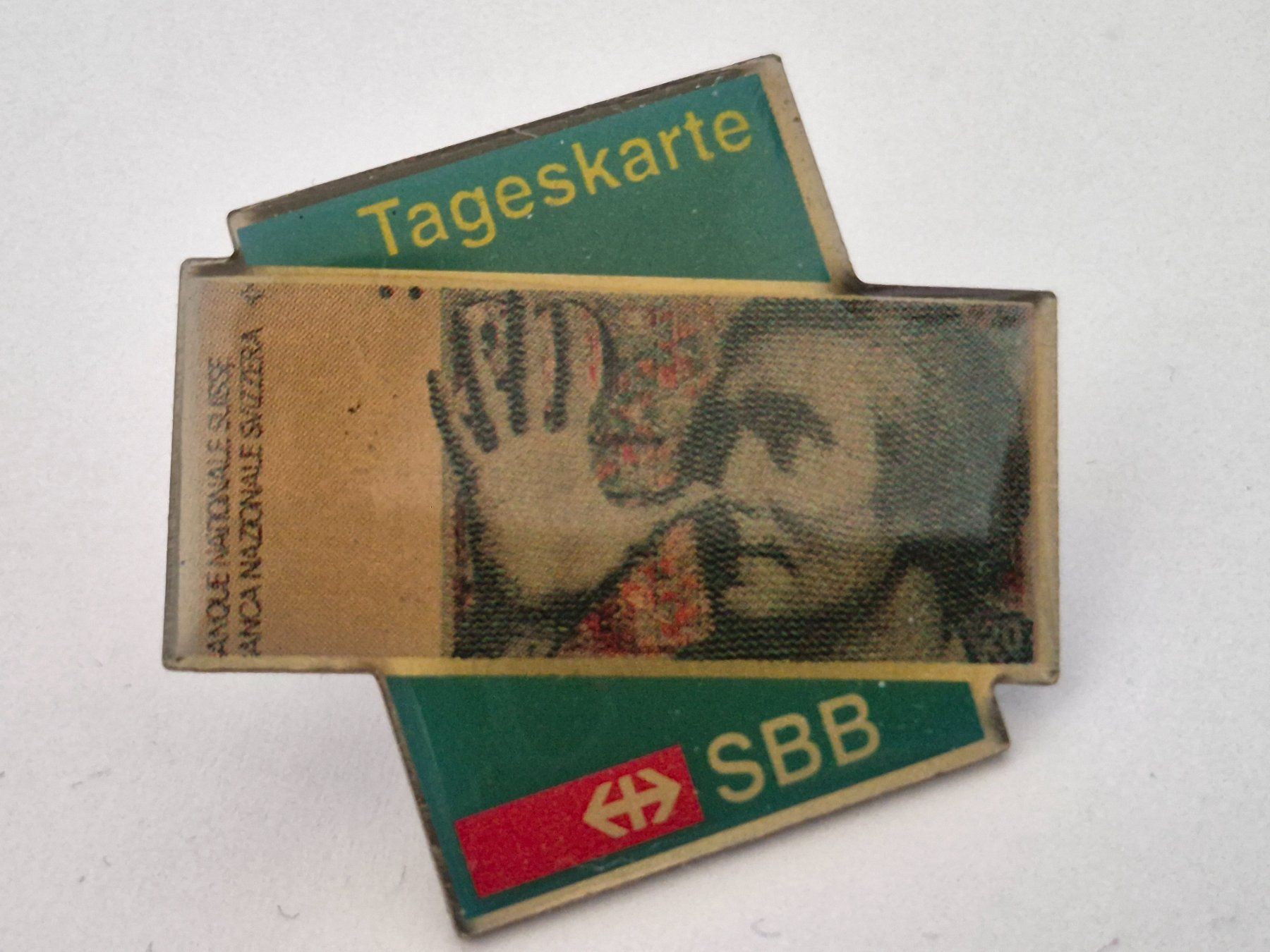 SBB/CFF/FFS Plaquettes & Badges: alter   SBB  Tageskarte   -   Pin – D'occasion à Niederweningen par Obson