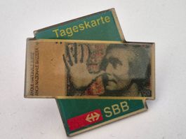 alter   SBB  Tageskarte   -   Pin