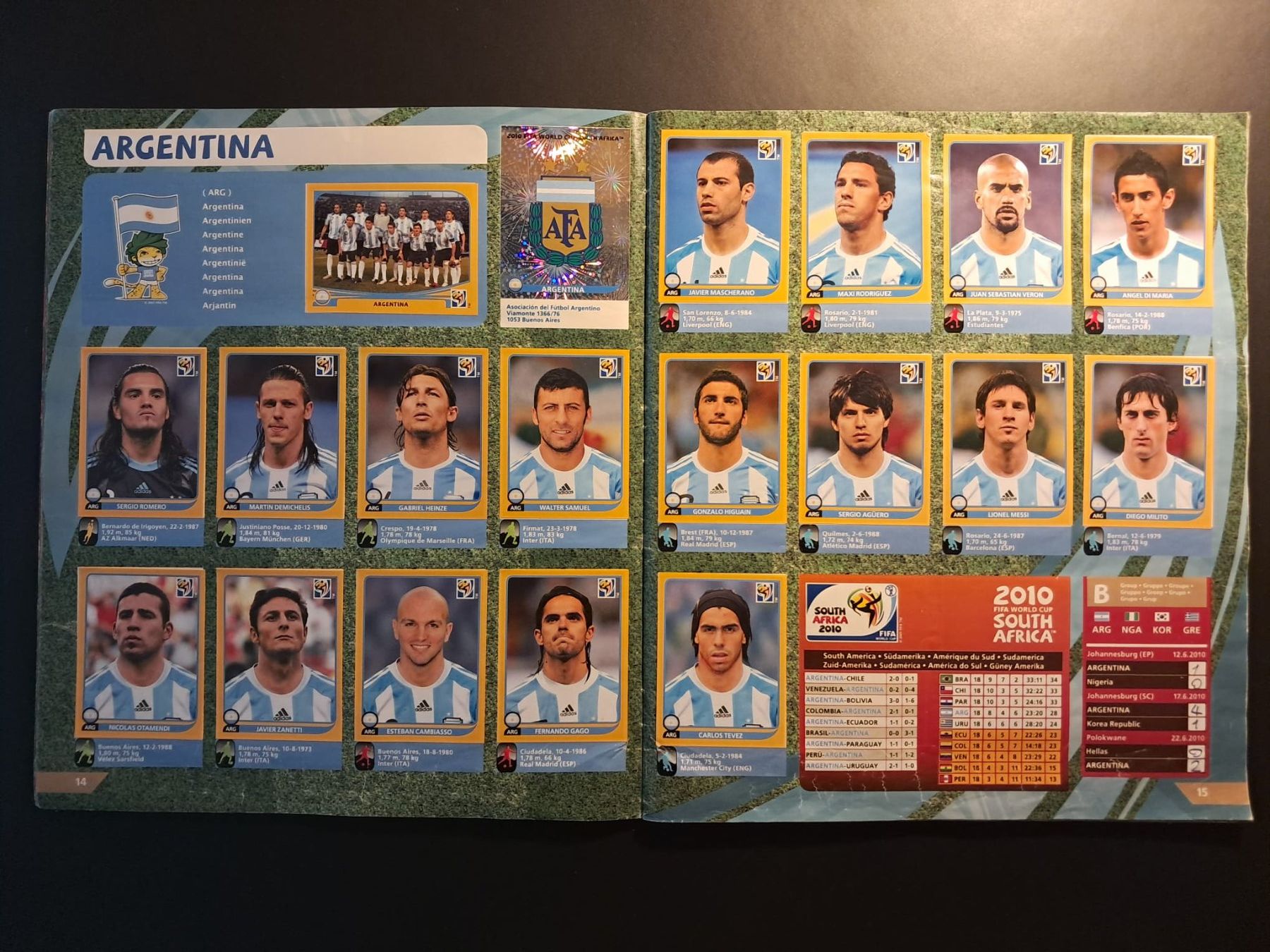 Panini Album: Panini WORLD CUP 2010 Album komplett – Usato da Muttenz venduto da lou_9zpz 4