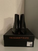 Bottines Trussardi Jeans en cuir noires élégantes T38