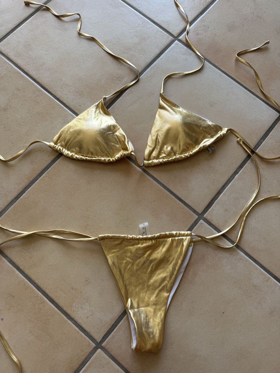 Badekleider & Bikinis: bikini doré  – Neu (gemäss Beschreibung) aus Lonay von nei_79jc
