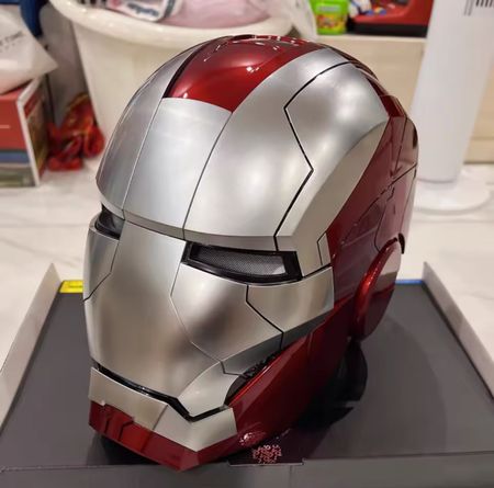 Iron Man1:1 Helm Rot/Silber matt Sprachsteuert/Touch/Remote