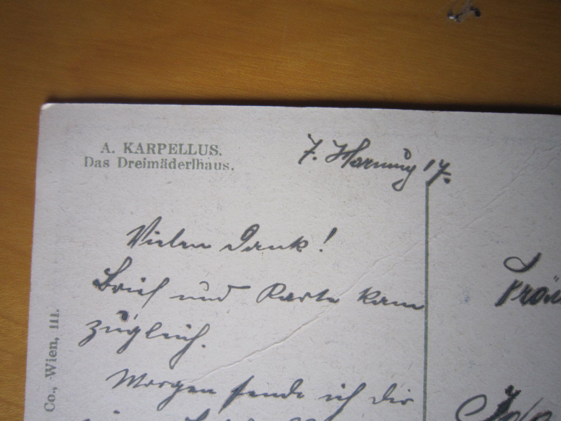Cartoline postali: No 10 chöne Postkarte 1917 – Usato da Gordola venduto da Polentaefung 3