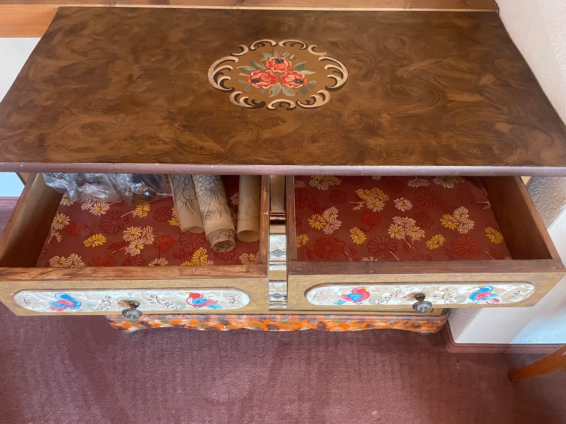 Cassettiere: Antike Kommode mit tollem Muster – Usato da Volketswil venduto da rubin74 4