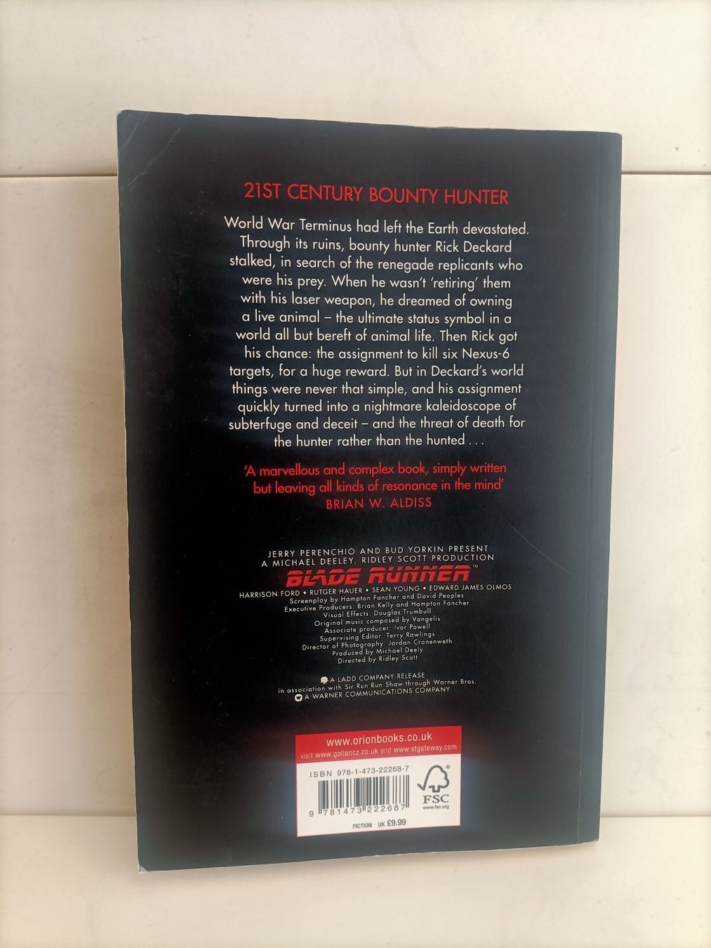 Libri: Blade Runner / Philip K. Dick / Orion books 2017 – Usato da crans montana venduto da AB3963 1