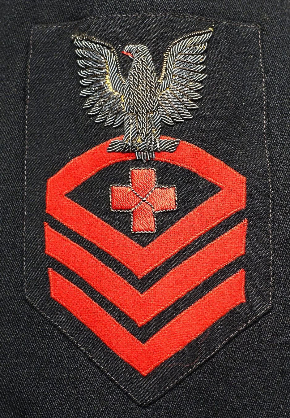 Uniformi: US Navy Uniform Chief Pharmacist's Mate C.A Proffitt  2.WK – Usato da Kappelen venduto da Marmoe 2