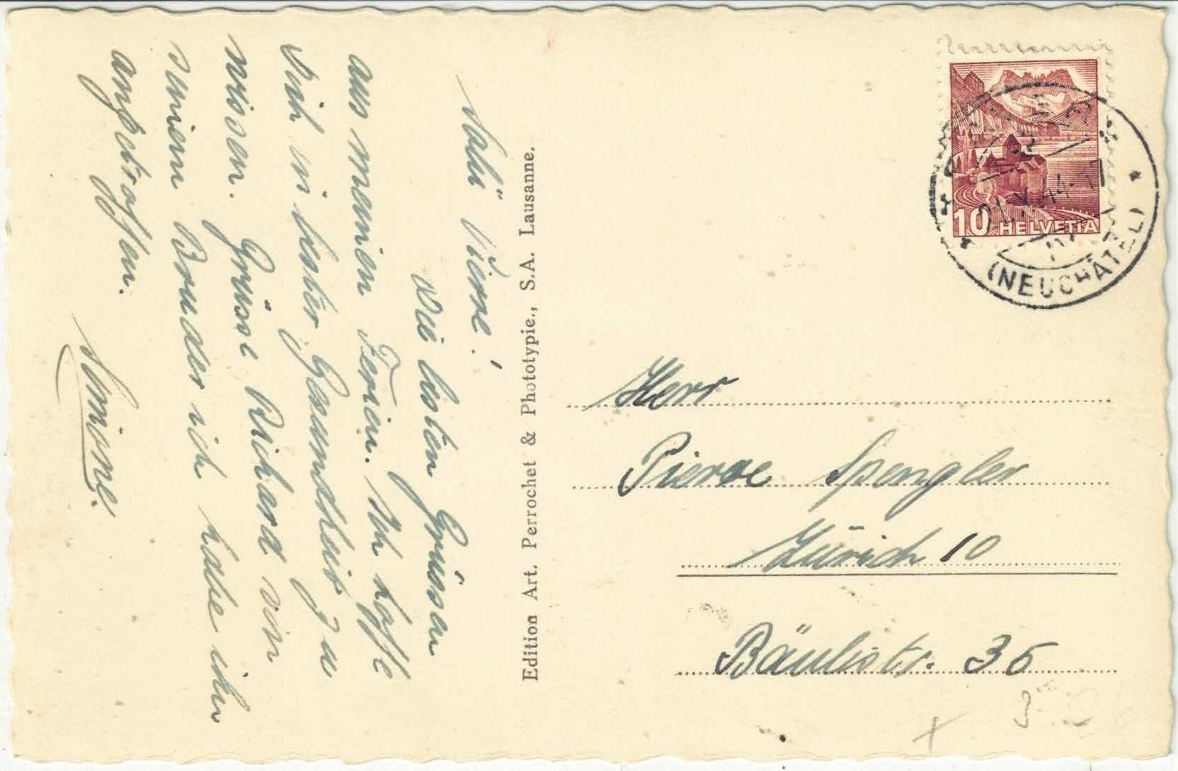 Cartes postales: Travers et l'Areuse – D'occasion à Ettingen par Kartenplanet 1