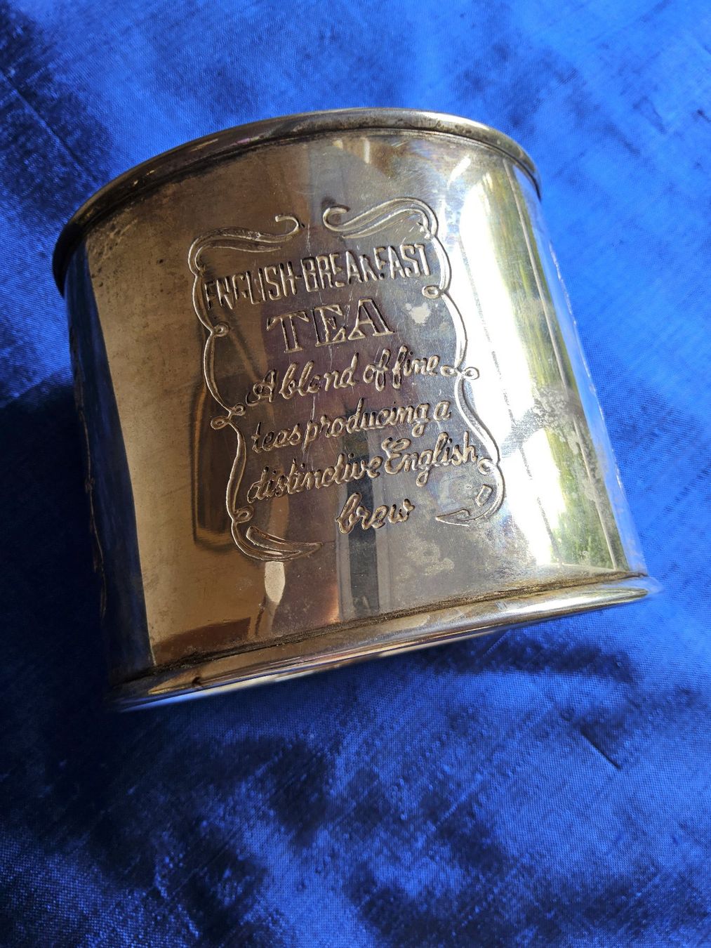 Altro per la casa: Vintage versilberte English Breakfast Teedose – Usato da Zürich venduto da helsan 7