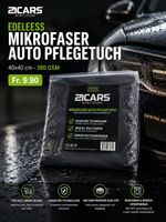 Edleless Mikrofaser Auto Pflegetuch | 40x40 cm - 380 GSM