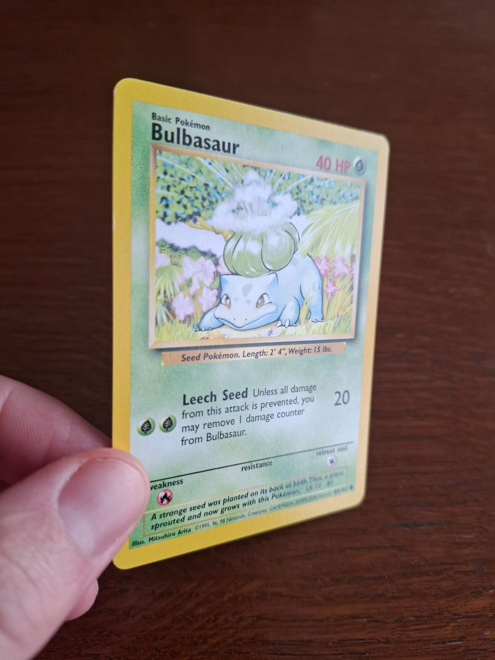 Pokémon Carte collezionabili: Pokemon Bulbasaur Base Set 44/102 – Usato da Giornico venduto da ale_lc8k 2