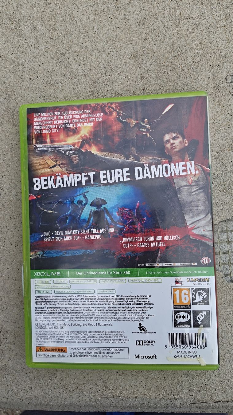 Spiele: DMC Devil May Cry XBOX 360 – Gebraucht aus Montagnola von mattbert86 1