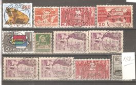 12 Werte Zentralstempel
