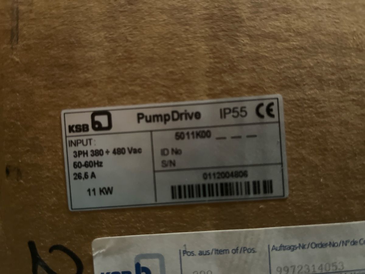 Wechselrichter:  Frequenzumrichter KSB Pump Drive – Neu (gemäss Beschreibung) aus Eschlikon TG von Airmix 2