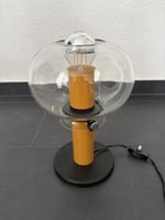 Vintage Tischleuchte Glas Metall