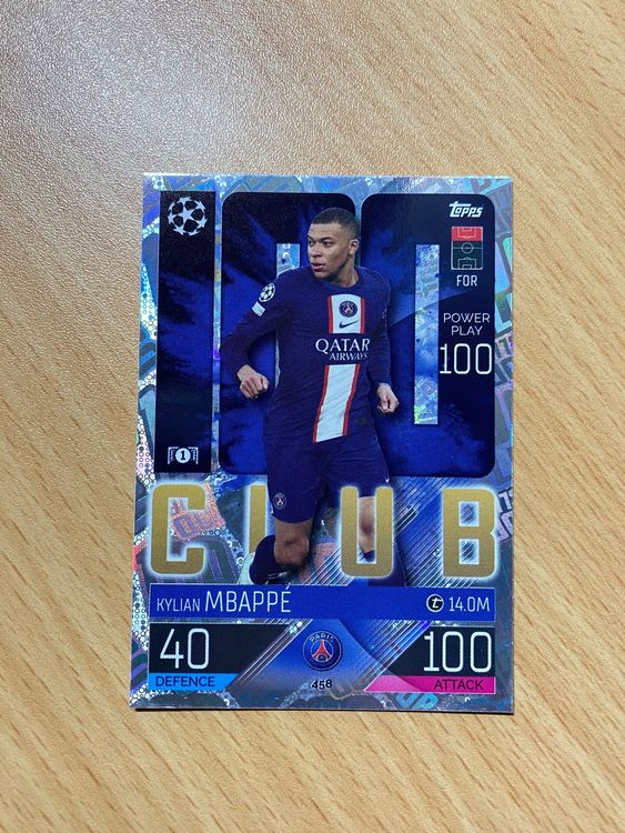 Topps Match Attax 2022 Club 100 Kylian Mbappé Kaufen Auf Ricardo