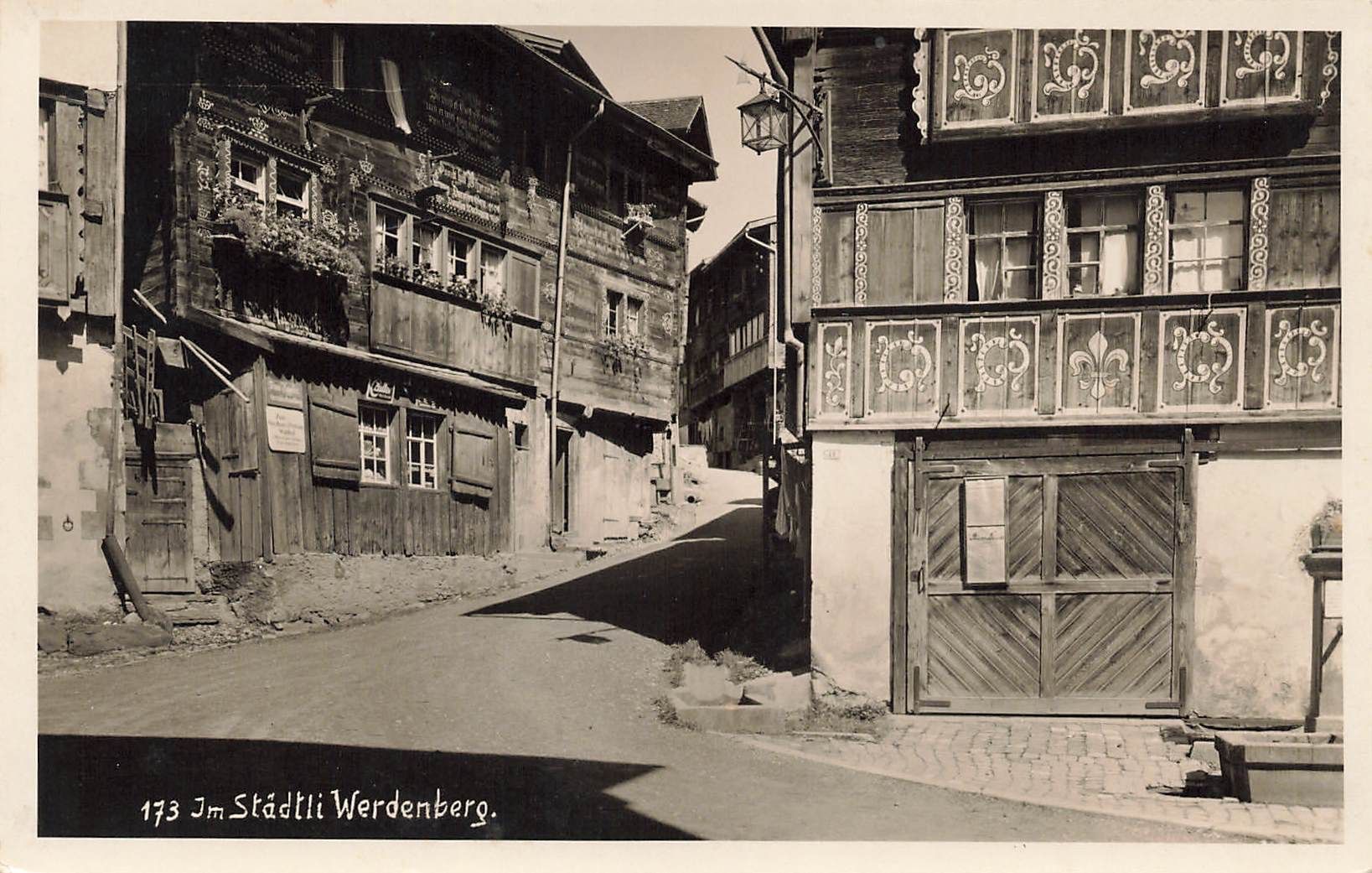 Cartoline postali: Im städtli werdenberg – Usato da Biasca venduto da Blenio71