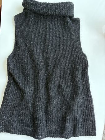 Marella Monochrome Strickweste, Schwarz mit Glitzer, S/M