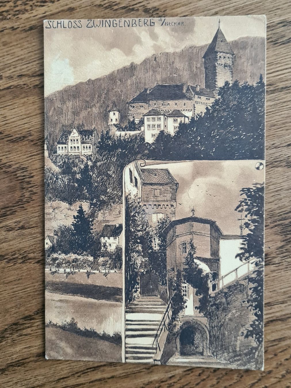 Cartoline postali: Schloss Zwingenberg a. Neckar – Usato da Ebikon venduto da Donar50