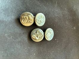BOUTONS DE MANCHETTES ARGENTé -MOTIF AUTOS