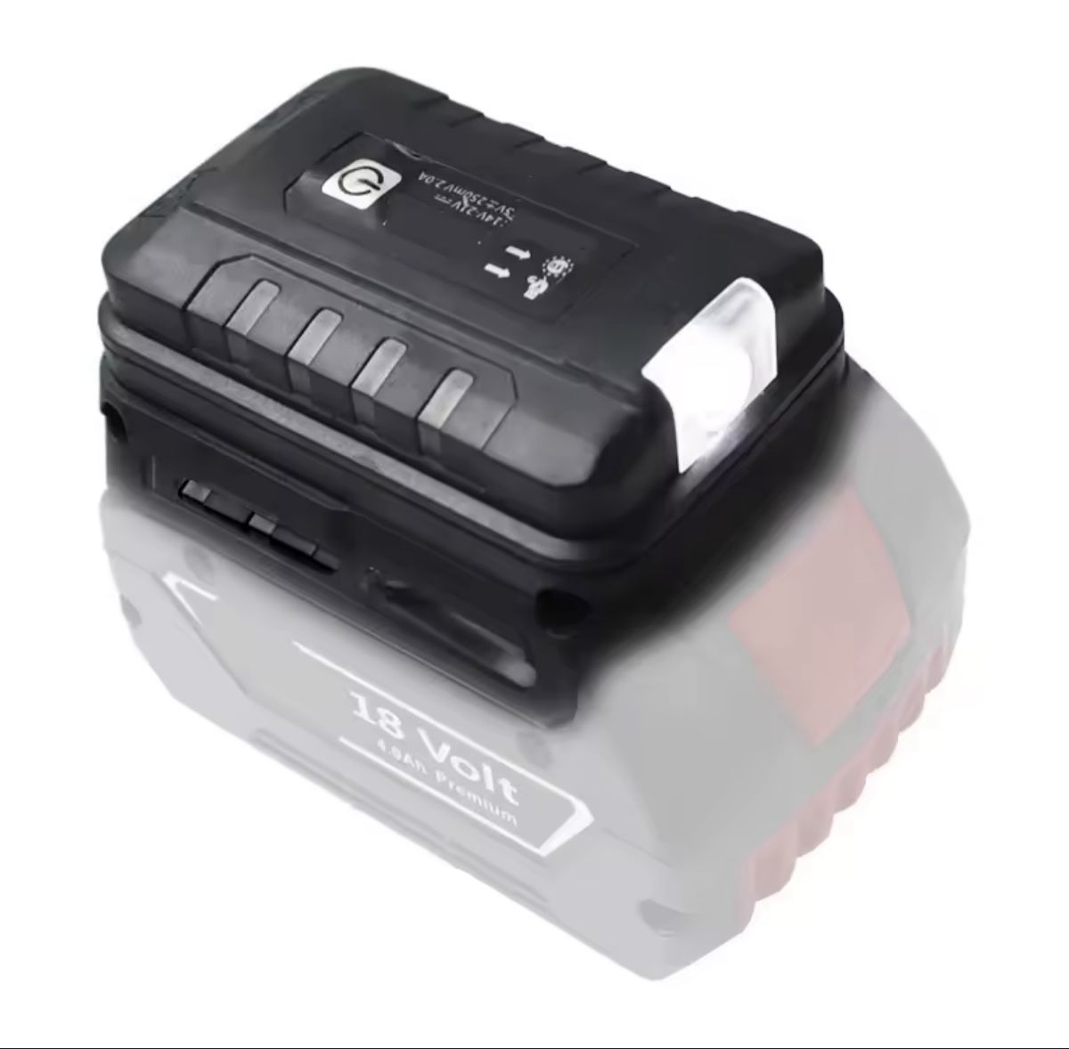 Bosch Caricabatterie: Flashlight/USB Power bank adapter for Bosch 18V battery – Nuovo (secondo la descrizione) da Zürich venduto da jankais3r 1