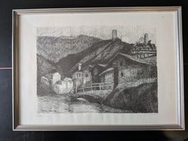 Lithographie Mizette? Putallaz