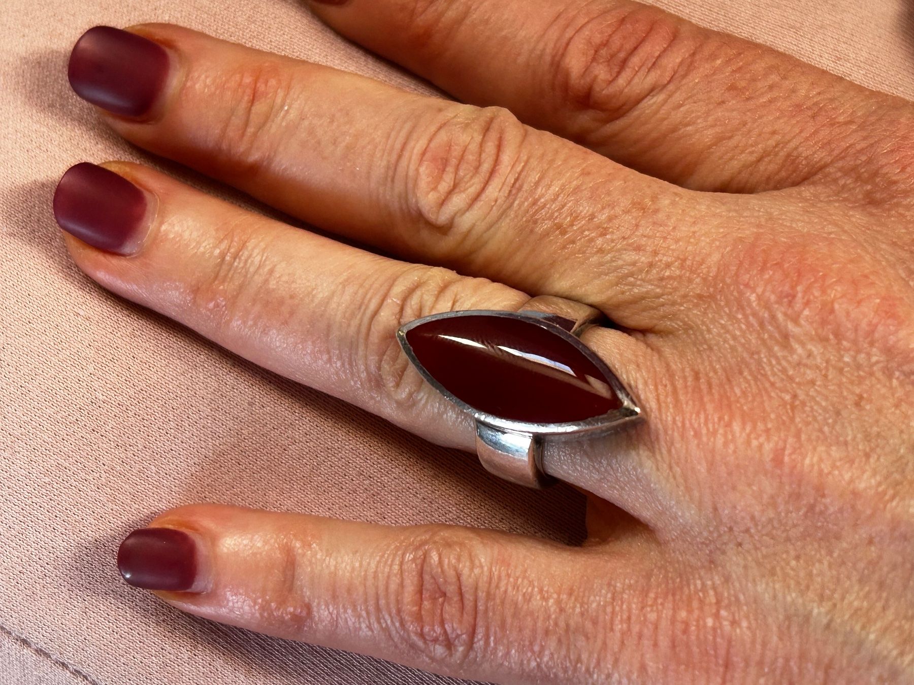 Anelli: Silberring Jaspis (56/18) – Usato da Dittingen venduto da Bellevista 1