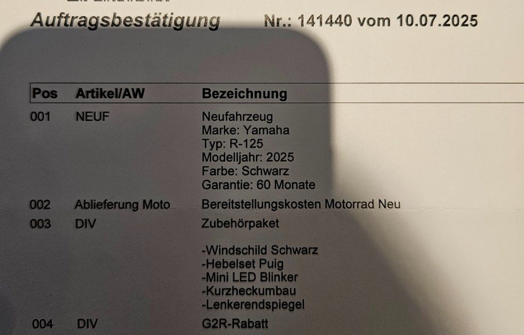 Yamaha Strada: Yamaha R-125/ 609 Km/ mit Garantie – Nuovo (secondo la descrizione) da Oftringen venduto da Mrg3 4