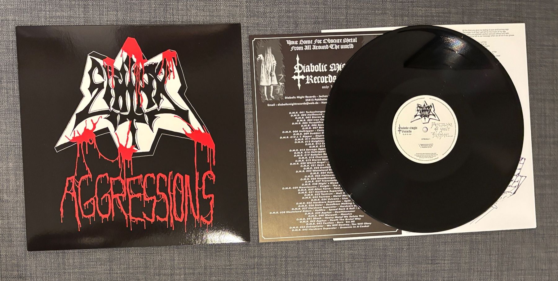 Sphinx – Aggressions Thrash Metal LP wie early KREATOR SODOM (Neu ...