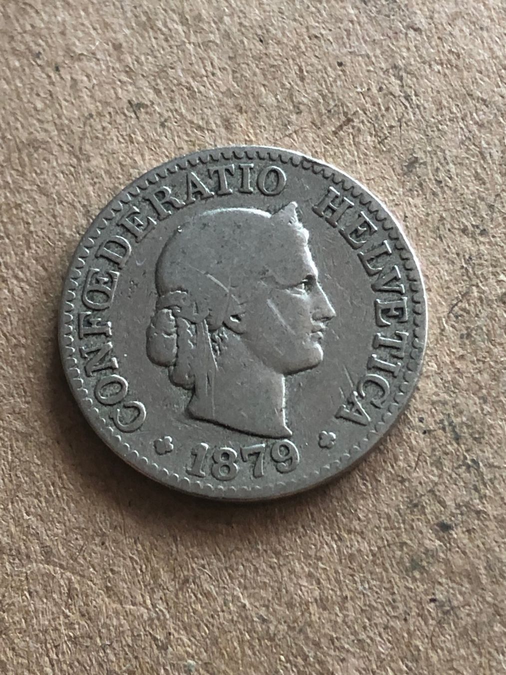 Toutes les monnaies: 10 Rp. 1879 – D'occasion à Schötz par Odpa
