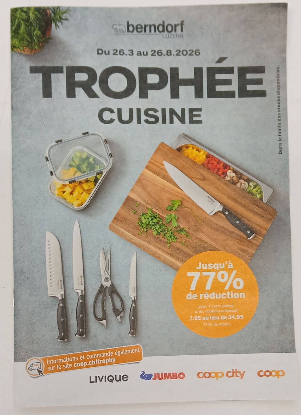 Coop Timbres & points: Trophée Coop – Neuf avec emballage d'origine à Le Sentier par Funko-Pop-1979