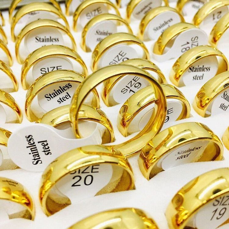 TOP-Angebot - 50 Gold-Ringe - Fabrikneu - Nur CHF 99.- !!! 1
