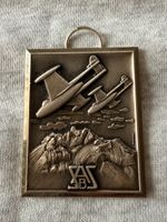 Schweizer Flieger Plakette Medaille Huguenin Le Locle