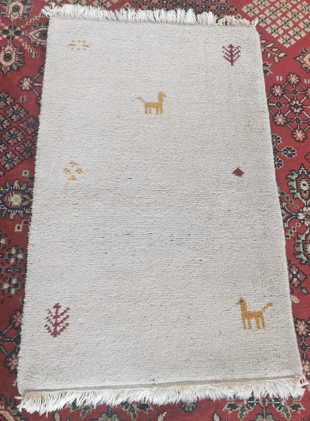 Gabbeh Tappeti: Indo Gabbeh, Orientteppich, Wolle, 60x90 cm – Usato da Frasnacht venduto da krutsta1