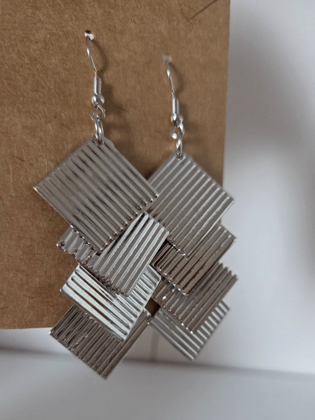 Orecchini pendenti & Orecchini a lobo: Ohrringe Modeschmuck Geometrisch Boho Style silberfarben NEU – Usato da Weggis venduto da Leeclipse 2