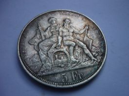 5 Fr. Schützentaler Lugano 1883