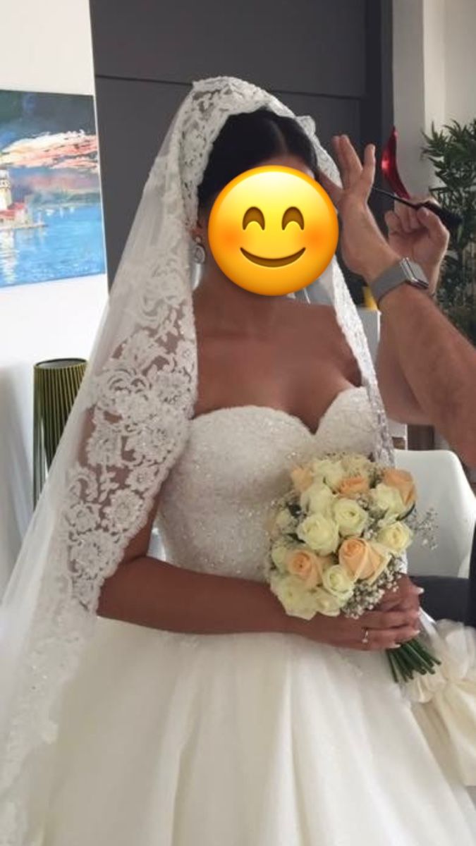 Vestiti: Wunderschönes Brautkleid mit Schleier, Grösse 40-42 – Usato da Arbon venduto da tuc_t78p 3