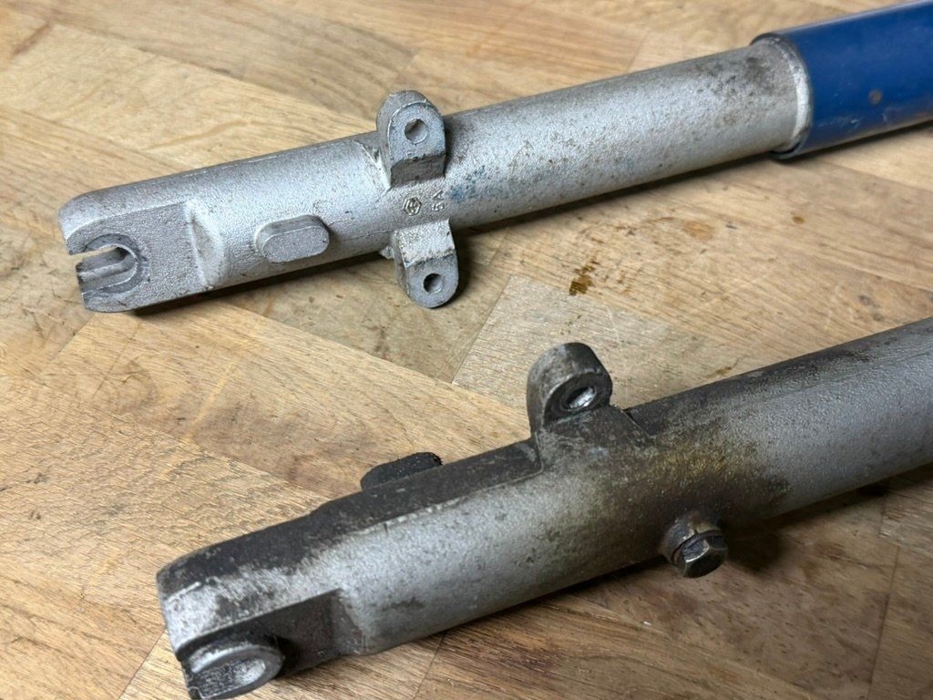 Piaggio Mofa-Ersatzteile: Gabel Piaggio Boxer original blau – Gebraucht aus Bolken von si.x.las 3