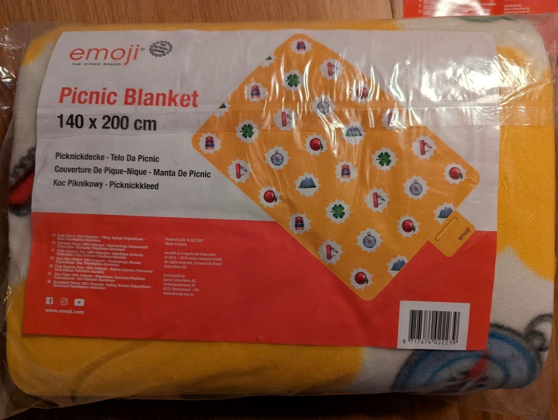 Coop Coperte: Picnic Deck coop trophy emoj – Nuovo e nell'imballaggio originale da Wallisellen venduto da AS.TZ.