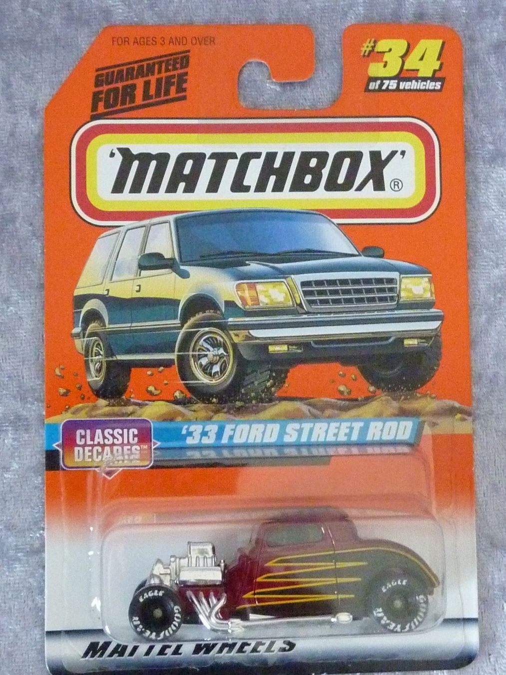 Matchbox Modellini d'auto: Ford Street Rod 33 1:64 – Nuovo e nell'imballaggio originale da Dürrenäsch venduto da modellautos4you