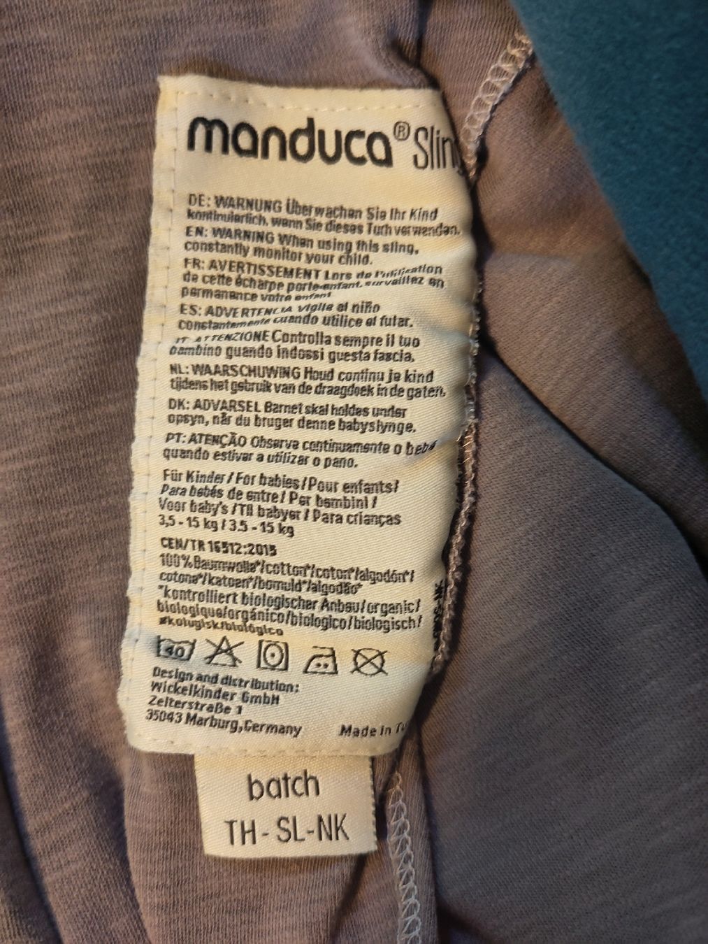 Moby Wrap Marsupi portabebè: Tragetuch 2 St. (Manduca & Moby) – Usato da Eglisau venduto da hei_st7g 1