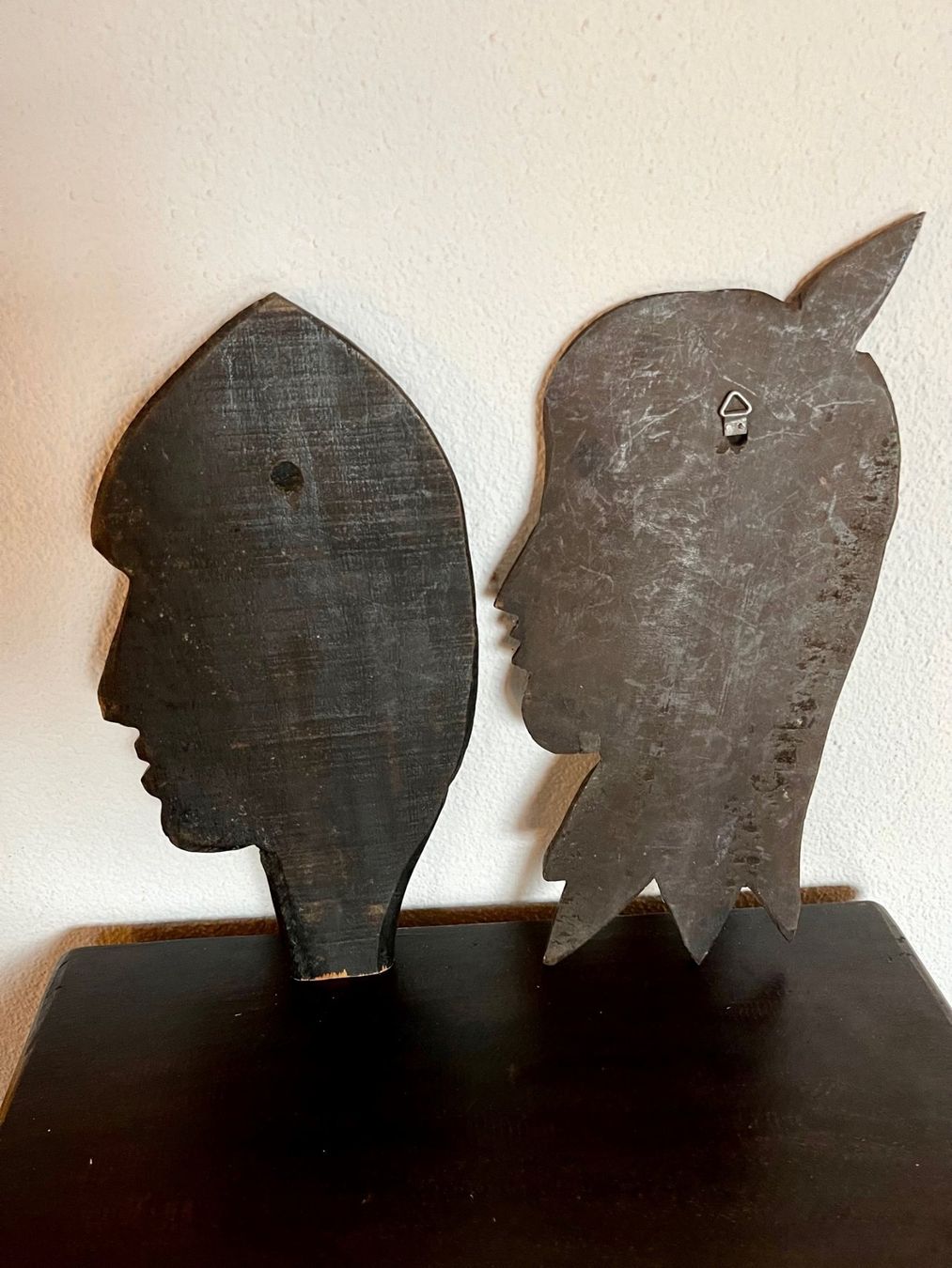 Xilografie: 2 Holz-Wandbilder - Indios aus Brasilien – Usato da Dübendorf venduto da Crioula 1