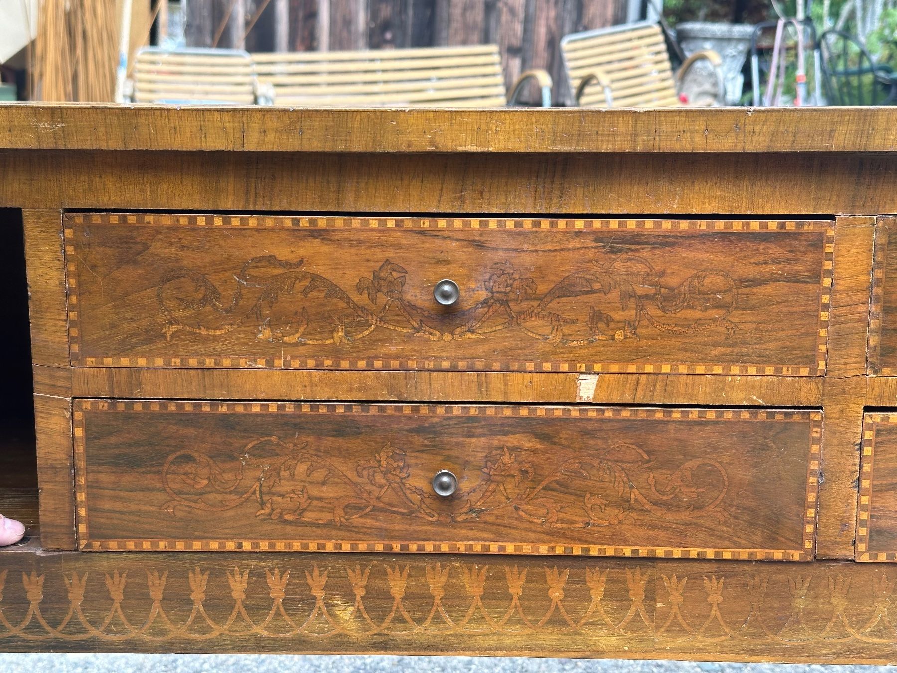 Cassettiere: Antike Kommode / Sideboard mit Intarsien – Usato da Otelfingen venduto da Yossi-68 2