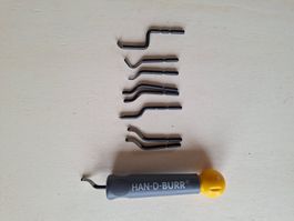 Grat-Ex Han-D-Burr Handentgrater, inkl. div. Ersatzklingen