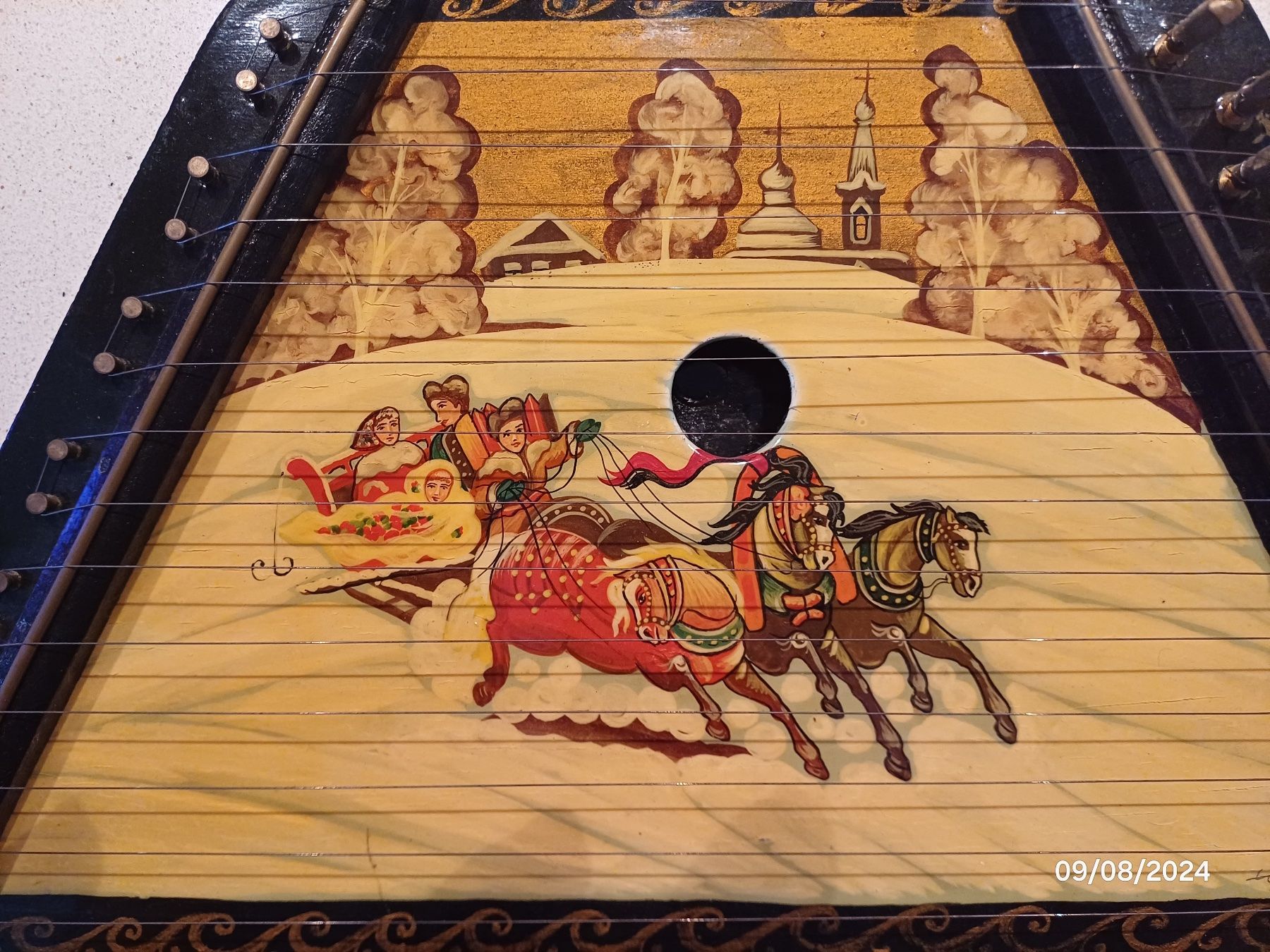 Strumenti musicali: Alte Zither, lackiert, handbemalt – Usato da Würenlos venduto da JRP_71 1