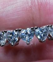 Bague argent avec diamants de moissanite 2,1 ct certifié GRA
