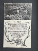 AK 1901 Das Rütli Liedtext  gebraucht (G3710)